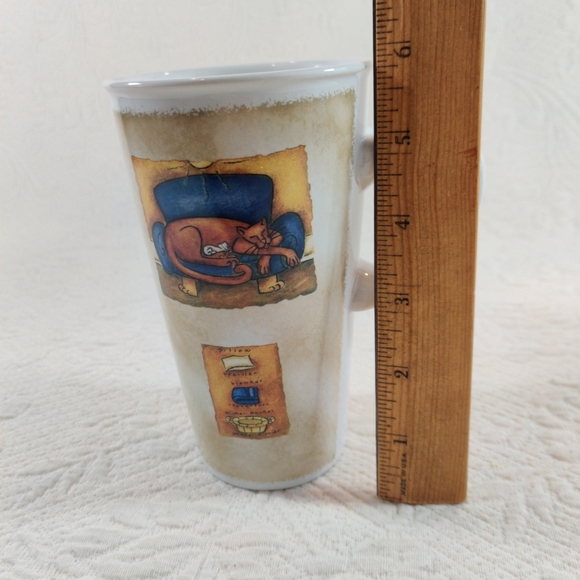 🐾 Aline Gauthier Cat & Fish And Playing With Mouse Design Dinner Coffee Mug - Picture 12 of 12